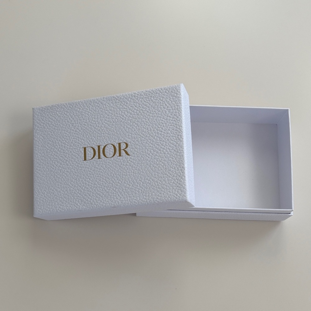 Dior White Box with Gold Logo
